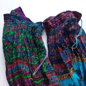 Patchouli from nature maxi bright skirts bundle 2 x